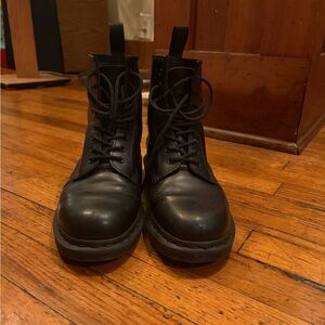 Dr. Martens Black Leather Boots